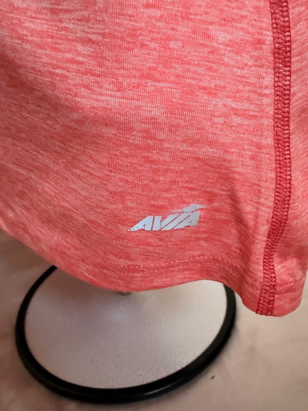 Coral Double-Strap Racerback Tank Top - Picture 3 of 5